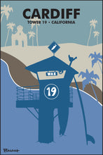 Load image into Gallery viewer, CARDIFF BY THE SEA ~ TOWER 19 ~ CALIFORNIA ~ 12x18
