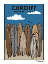 Load image into Gallery viewer, CARDIFF ~ TOWN ~ SURF QUIVER ~ 3:4