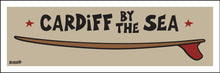 Load image into Gallery viewer, CARDIFF BY THE SEA ~ RED FIN ~ SURFBOARD ~ 8x24