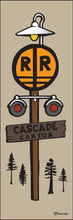 Load image into Gallery viewer, CASCADE CANYON ~ RAILROAD CROSSING ~ SIGN POST