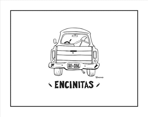 ENCINITAS ~ SURF PICKUP TAIL ~ CATCH A LINE ~ 3:4