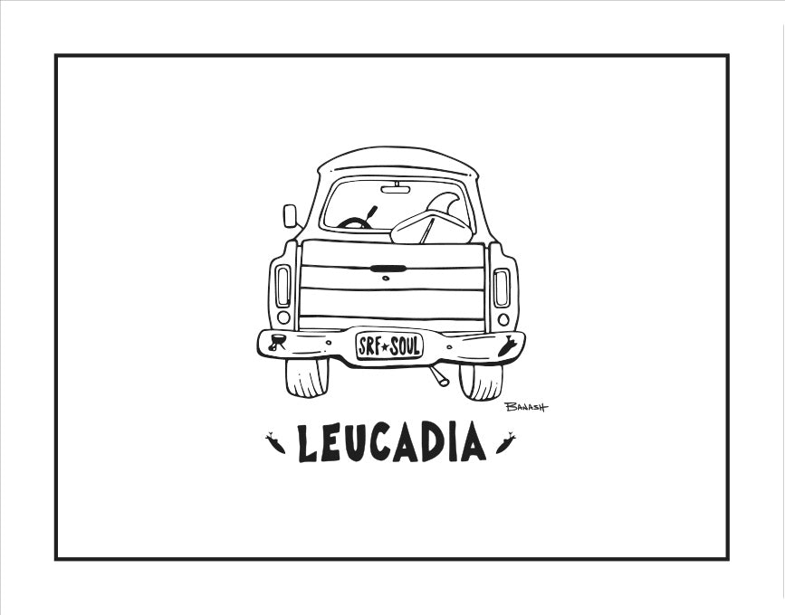 LEUCADIA ~ SURF PICKUP TAIL ~ CATCH A LINE ~ 3:4