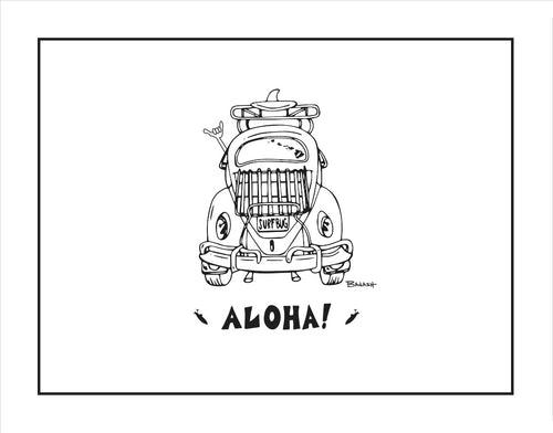 ALOHA ~ SURF BUG TAIL ~ CATCH A LINE ~ 3:4