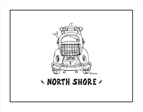 NORTH SHORE ~ HALE'IWA ~ SURF BUG TAIL ~ CATCH A LINE ~ 3:4