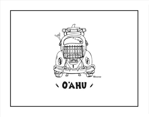 O'AHU ~ SURF BUG TAIL ~ CATCH A LINE ~ 3:4