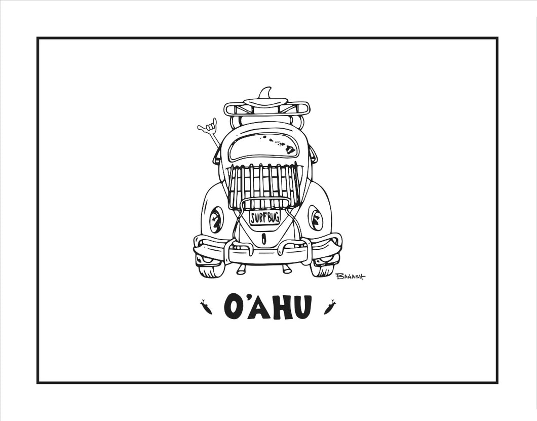 O'AHU ~ SURF BUG TAIL ~ CATCH A LINE ~ 3:4