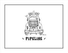 Load image into Gallery viewer, PIPELINE ~ HALE&#39;IWA ~ SURF BUG TAIL ~ CATCH A LINE ~ 3:4