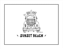 Load image into Gallery viewer, SUNSET BEACH ~ PUPUKEA TOWN ~ SURF BUG TAIL ~ CATCH A LINE ~ 3:4