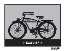 Load image into Gallery viewer, CARDIFF BY THE SEA ~ AUTOCYCLE ~ GRAYSCALE ~ 3:4