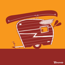 Load image into Gallery viewer, TEAR DROP CAMPER ~ OLD TOWN CANOE ~ CATCH A RIVER ~ 1:1