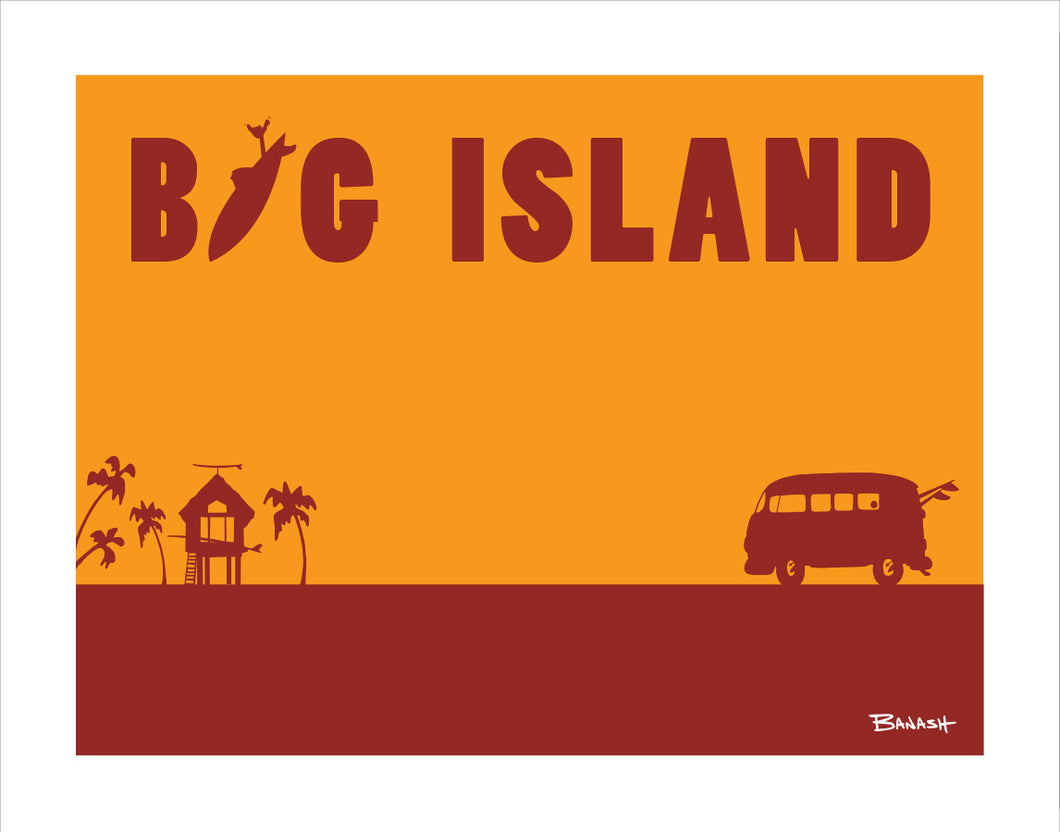 BIG ISLAND ~ HAWAI'I ~ SURF BUS ~ SURF HUT ~ CATCH A SURF ~ 3:4