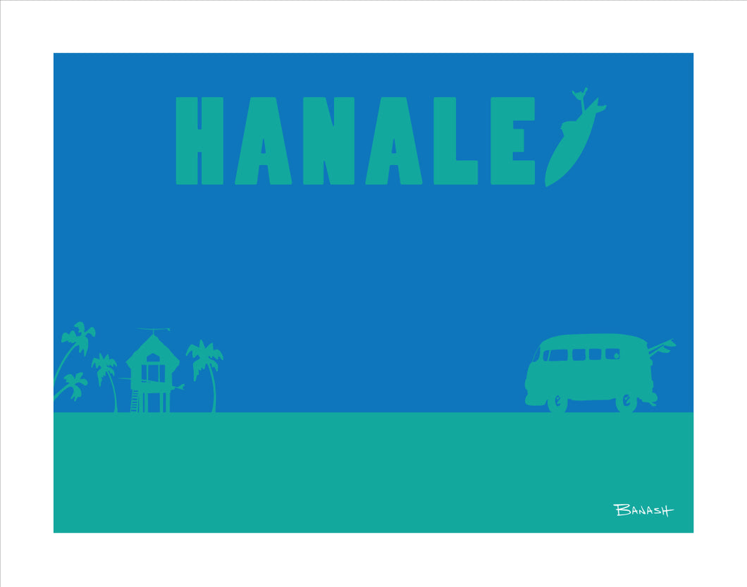 HANALEI ~ SURF HUT ~ SURF BUS ~ SEAFOAM ~ 3:4