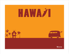 Load image into Gallery viewer, HAWAI&#39;I ~ SURF BUS ~ SURF HUT ~ CATCH A SURF ~ 3:4