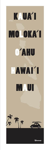 ALOHA ~ HAWAI'I ~ ISLANDS ~ 1:3