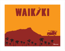Load image into Gallery viewer, WAIKIKI ~ SURF NOMAD ~ LE&#39;AHI ~ PALMS ~ CATCH A SURF ~ 3:4