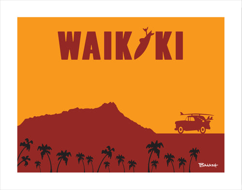 WAIKIKI ~ SURF NOMAD ~ LE'AHI ~ PALMS ~ CATCH A SURF ~ 3:4