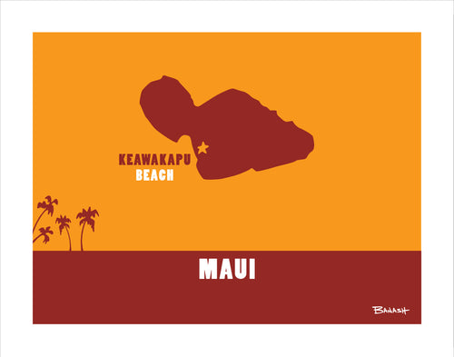 KEAWAKAPU BEACH ~ MAUI ISLAND ~ CATCH A SURF ~ 3:4