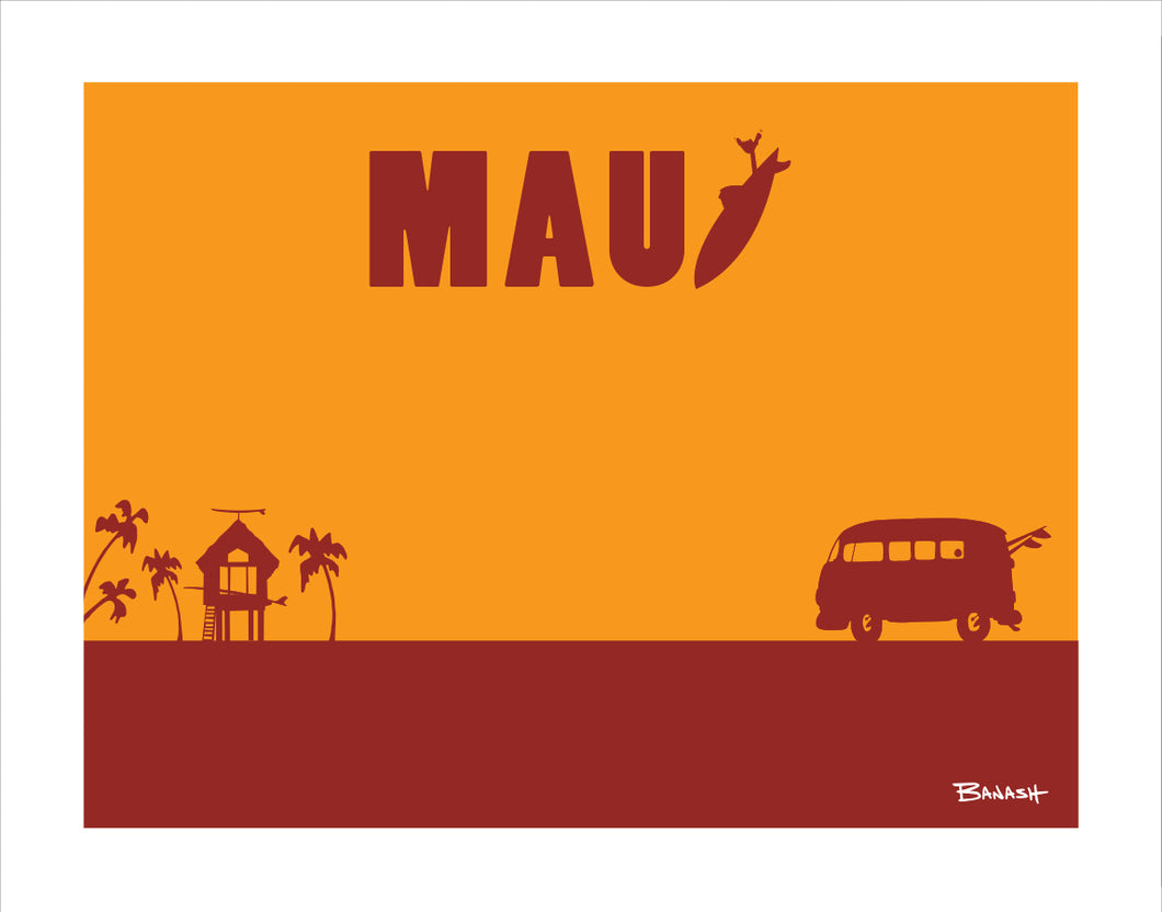 MAUI ~ SURF BUS ~ SURF HUT ~ STONE GREMMY ~ CATCH A SURF ~ 3:4