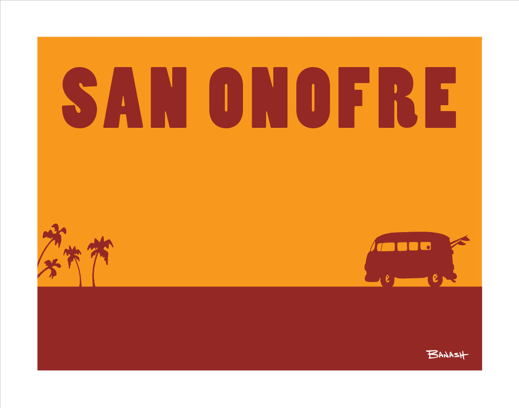 SAN ONOFRE ~ SURF BUS ~ CATCH A SURF ~ 3:4