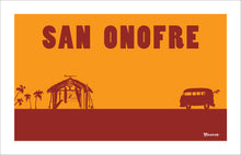 Load image into Gallery viewer, SAN ONOFRE ~ OLD MAN'S SHACK ~ SURF BUS ~ CATCH A SURF ~ 2:3