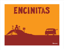 Load image into Gallery viewer, ENCINITAS ~ SWAMIS POINT ~ SURF BUS ~ HWY 1 ~ CATCH A SURF ~ 3:4