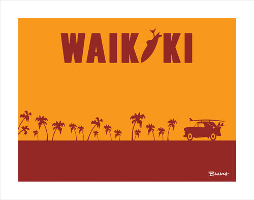 WAIKIKI ~ SURF NOMAD ~ PALMS ~ CATCH A SURF ~ 3:4