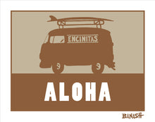 Load image into Gallery viewer, ENCINITAS ~ ALOHA ~ CATCH SAND ~ SURF BUS ~ 3:4