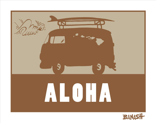 ALOHA ~ SURF BUS ~ CATCH SAND ~ 3:4