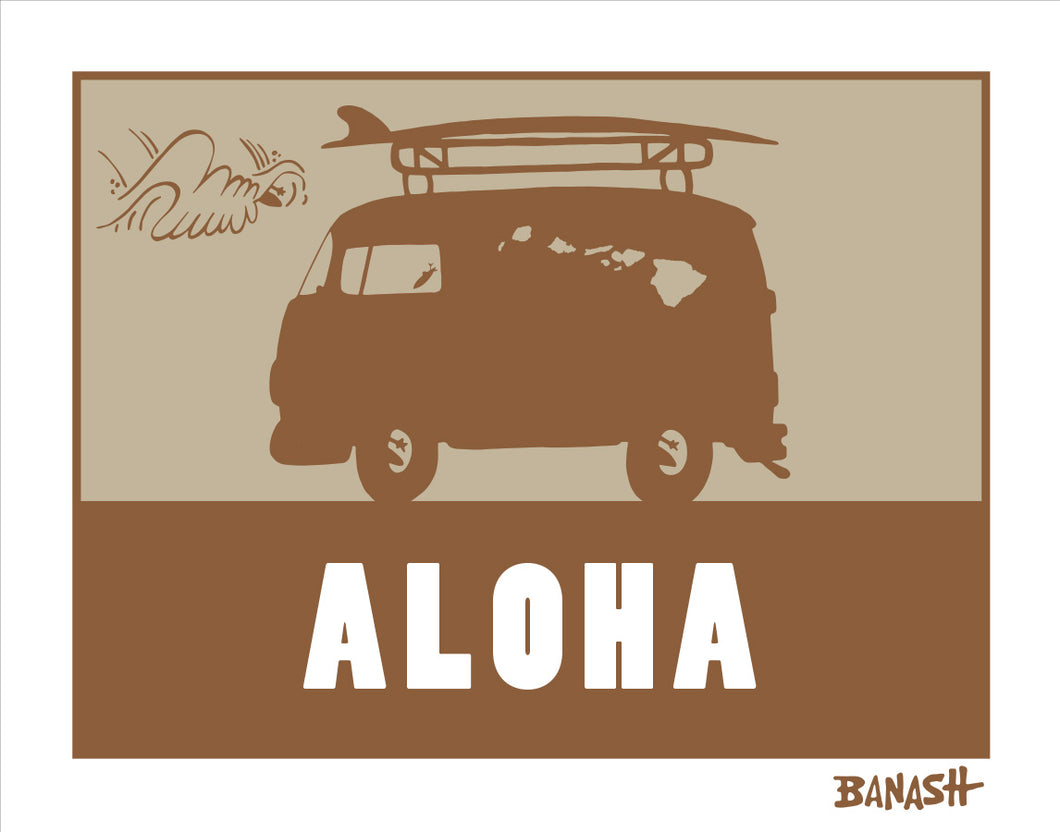 ALOHA ~ SURF BUS ~ CATCH SAND ~ 3:4