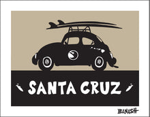 Load image into Gallery viewer, SANTA CRUZ ~ SURF BUG ~ BLACK N TAN ~ 3:4