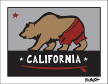 Load image into Gallery viewer, CALIFORNIA ~ SURF BEAR ~ 3:4