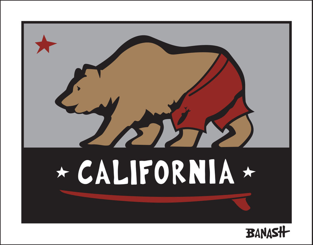 CALIFORNIA ~ SURF BEAR ~ 3:4