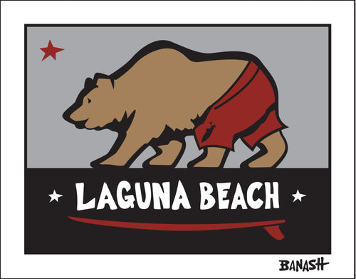 LAGUNA BEACH ~ SURF BEAR ~ 3:4