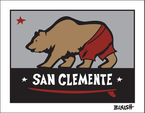 SAN CLEMENTE ~ SURF BEAR ~ 3:4