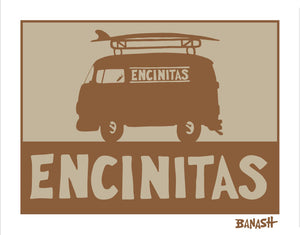 ENCINITAS ~ CATCH SAND ~ SURF BUS ~ 3:4