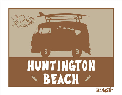 HUNTINGTON BEACH ~ SURF BUS ~ CATCH SAND ~ 3:4