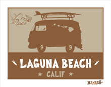 Load image into Gallery viewer, LAGUNA BEACH ~ SURF BUS ~ CATCH SAND ~ 3:4