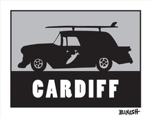Load image into Gallery viewer, CARDIFF BY THE SEA ~ SURF NOMAD ~ SURF LOGO ~ 3:4