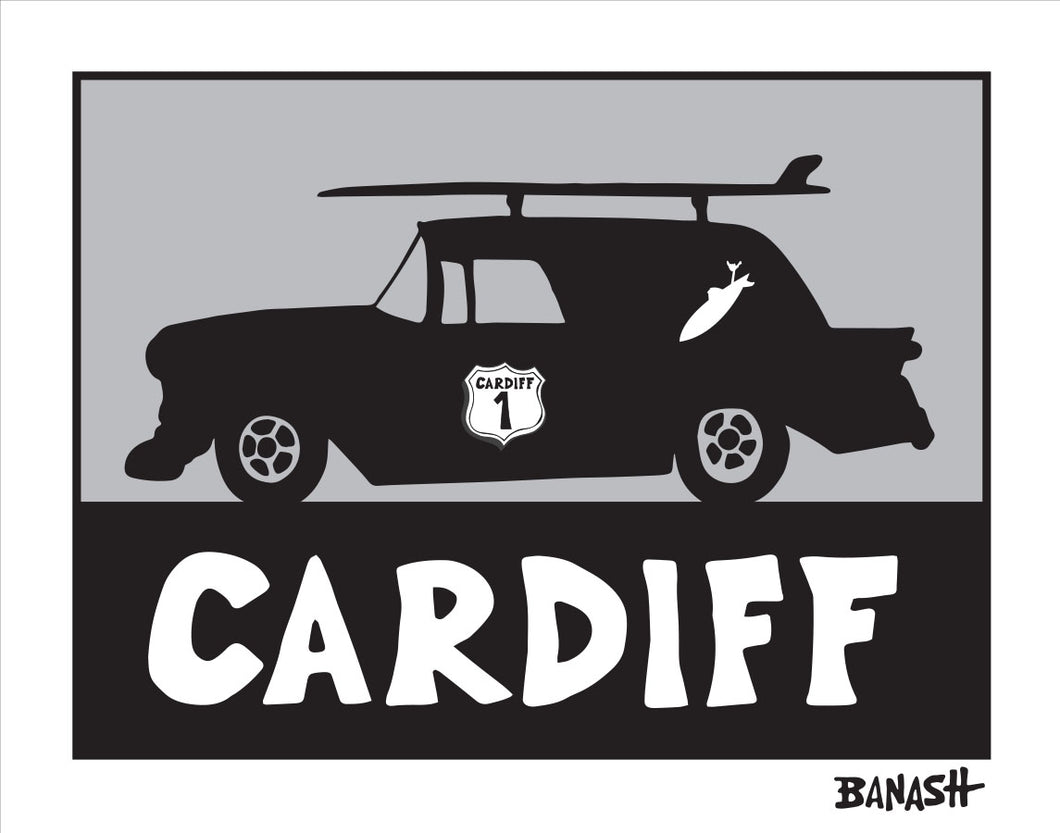 CARDIFF BY THE SEA ~ SURF NOMAD ~ SURF LOGO ~ HWY 1 ~ 3:4