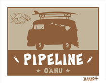 Load image into Gallery viewer, PIPELINE ~ HALE&#39;IWA ~ SURF BUS ~ CATCH SAND ~ 3:4