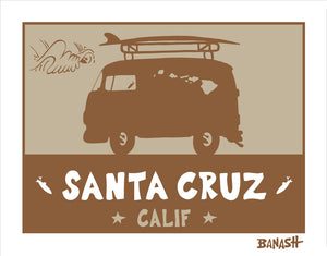 SANTA CRUZ ~ SURF BUS ~ CATCH SAND ~ 3:4