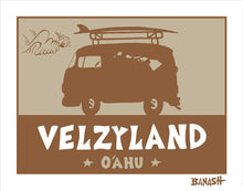 Load image into Gallery viewer, VELZYLAND ~ PUPUKEA TOWN ~ SURF BUS ~ CATCH SAND ~ 3:4