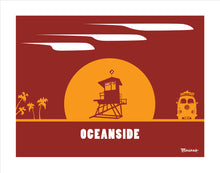 Load image into Gallery viewer, OCEANSIDE ~ TOWER ~ CATCH A SUNDOWN ~ 3:4