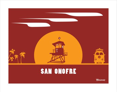 SAN ONOFRE ~ TOWER ~ SURF BUS ~ CATCH SUNDOWN ~ 3:4