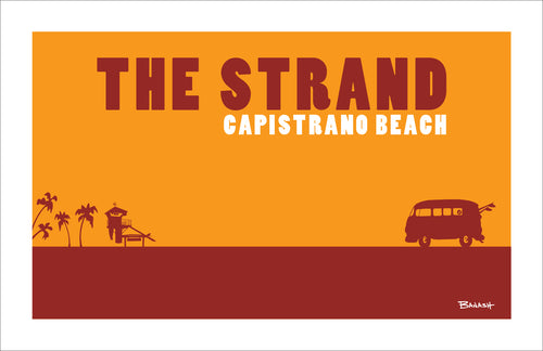CAPISTRANO BEACH ~ THE STRAND ~ CATCH A SURF ~ 12x18