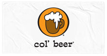 Load image into Gallery viewer, COL&#39; BEER ~ CLASSIC LOGO ~ BEACH TOWEL ~ 30x60