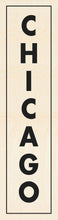 Load image into Gallery viewer, CHICAGO ~ CATCH BLUES ~ BIRCH ~ SIGN ~ 8x30