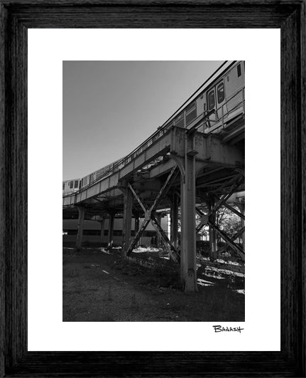 'L' TRAIN ~ CHICAGO ~ 3:4