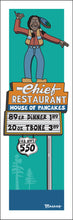 Load image into Gallery viewer, CHIEF RESTAURANT ~ DURANGO ~ HWY 550 ~ 8x24