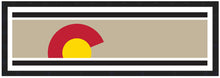 Load image into Gallery viewer, COLORADO ~ LOGO ~ SUNDOWN ~ COMP STRIPES